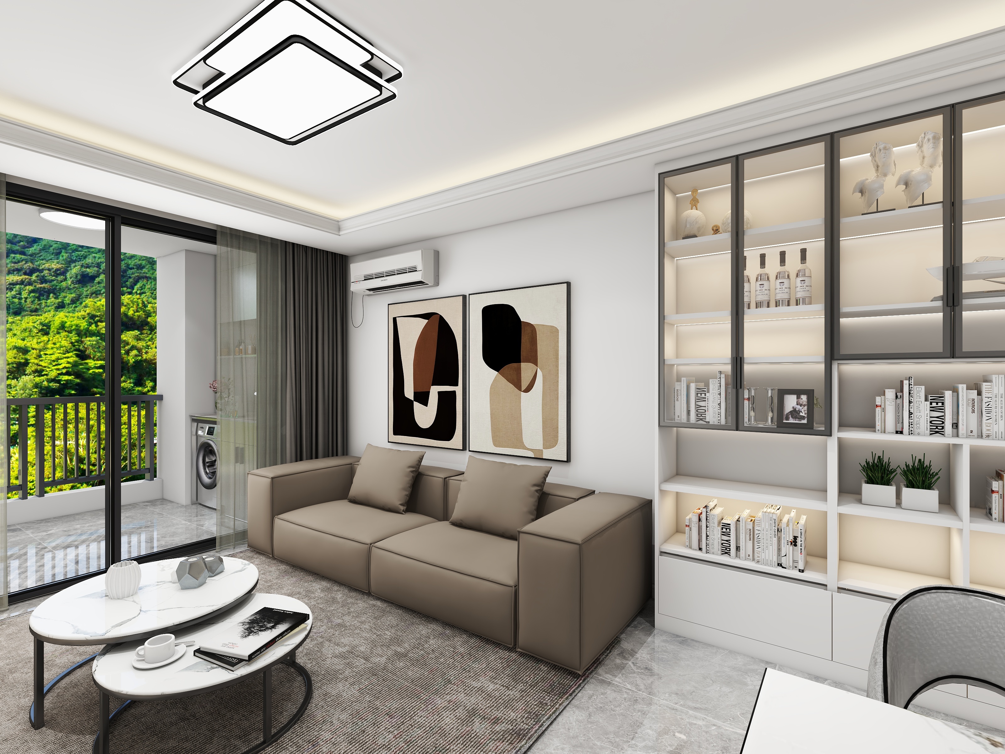 TKM设计-万科金色城品现代简约89㎡3室-装修设计方案