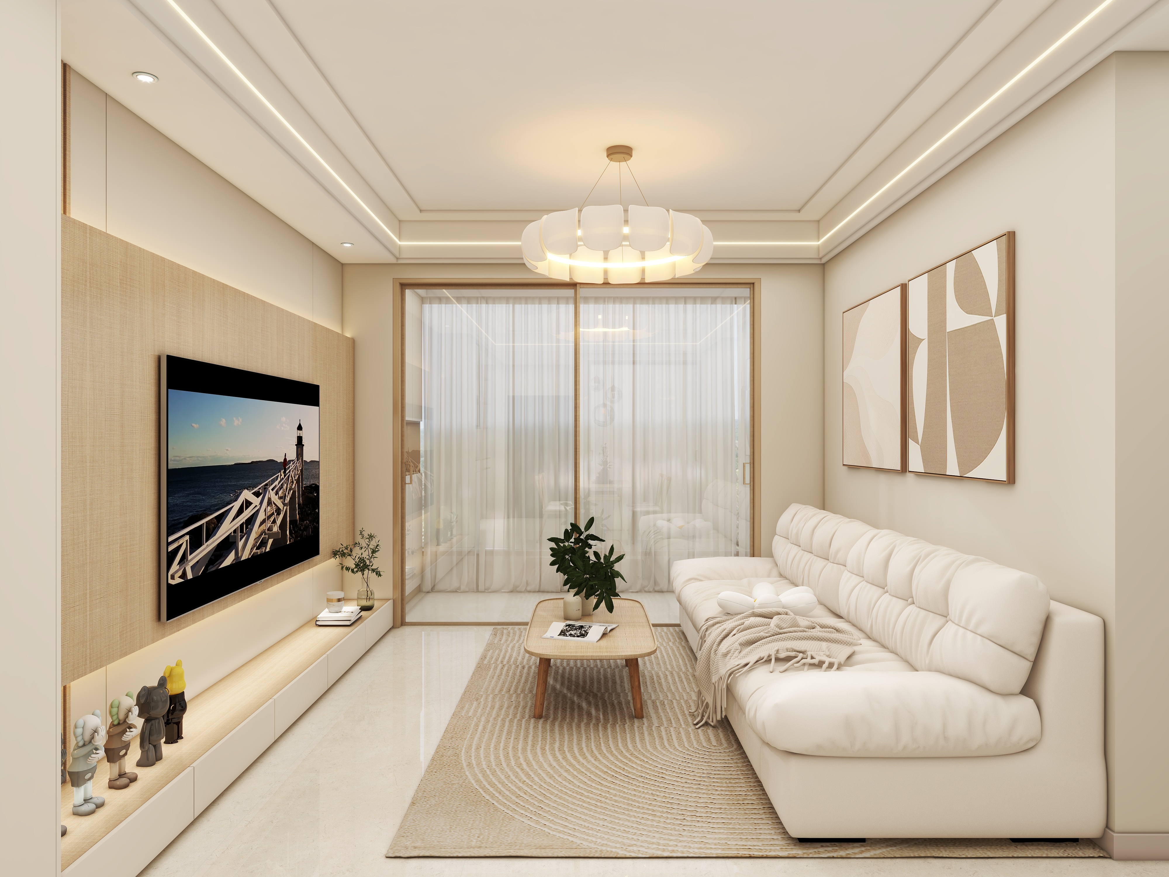 壹诺设计工作室-原木风装修效果图