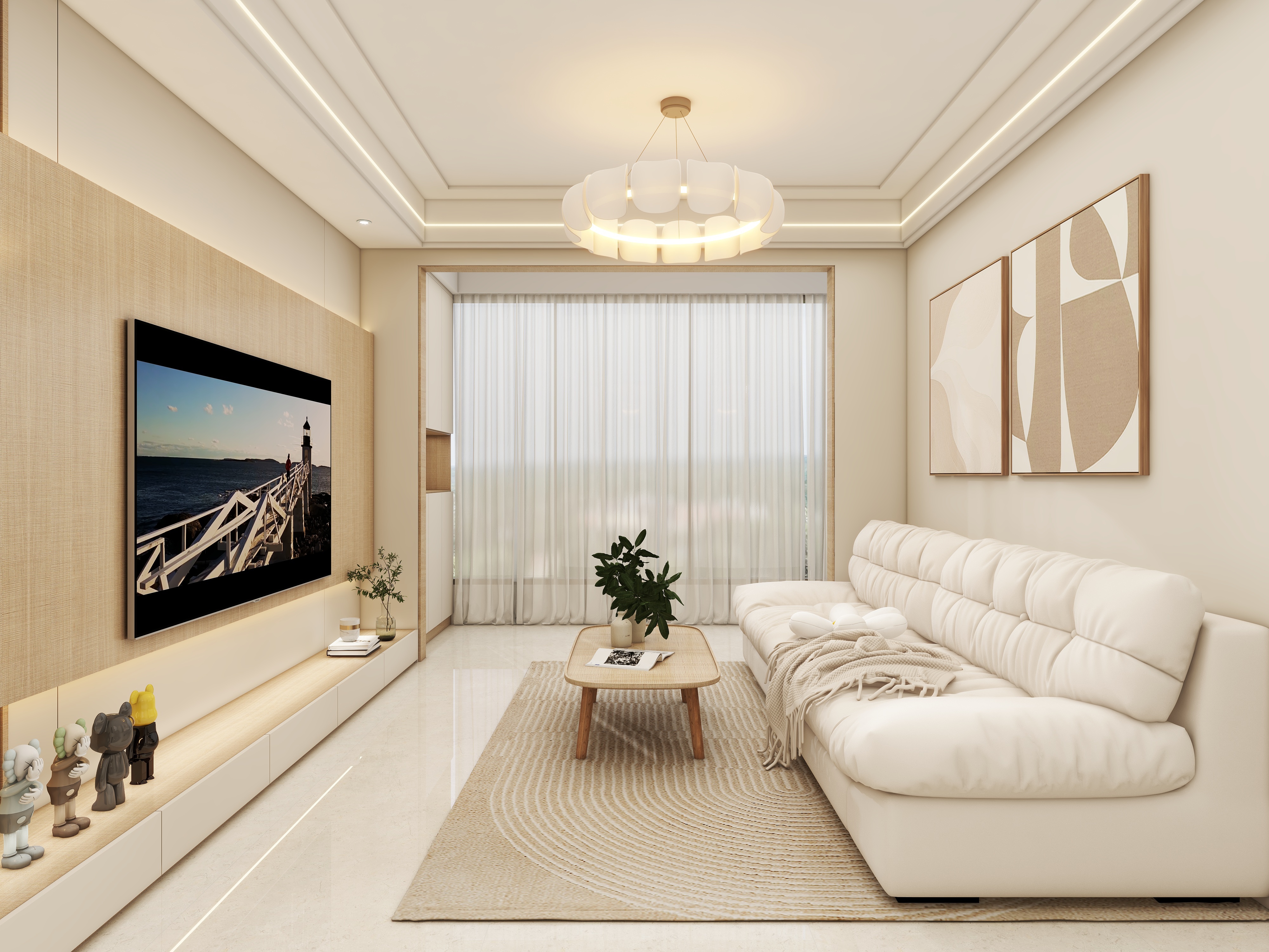 壹诺设计工作室-原木风装修效果图