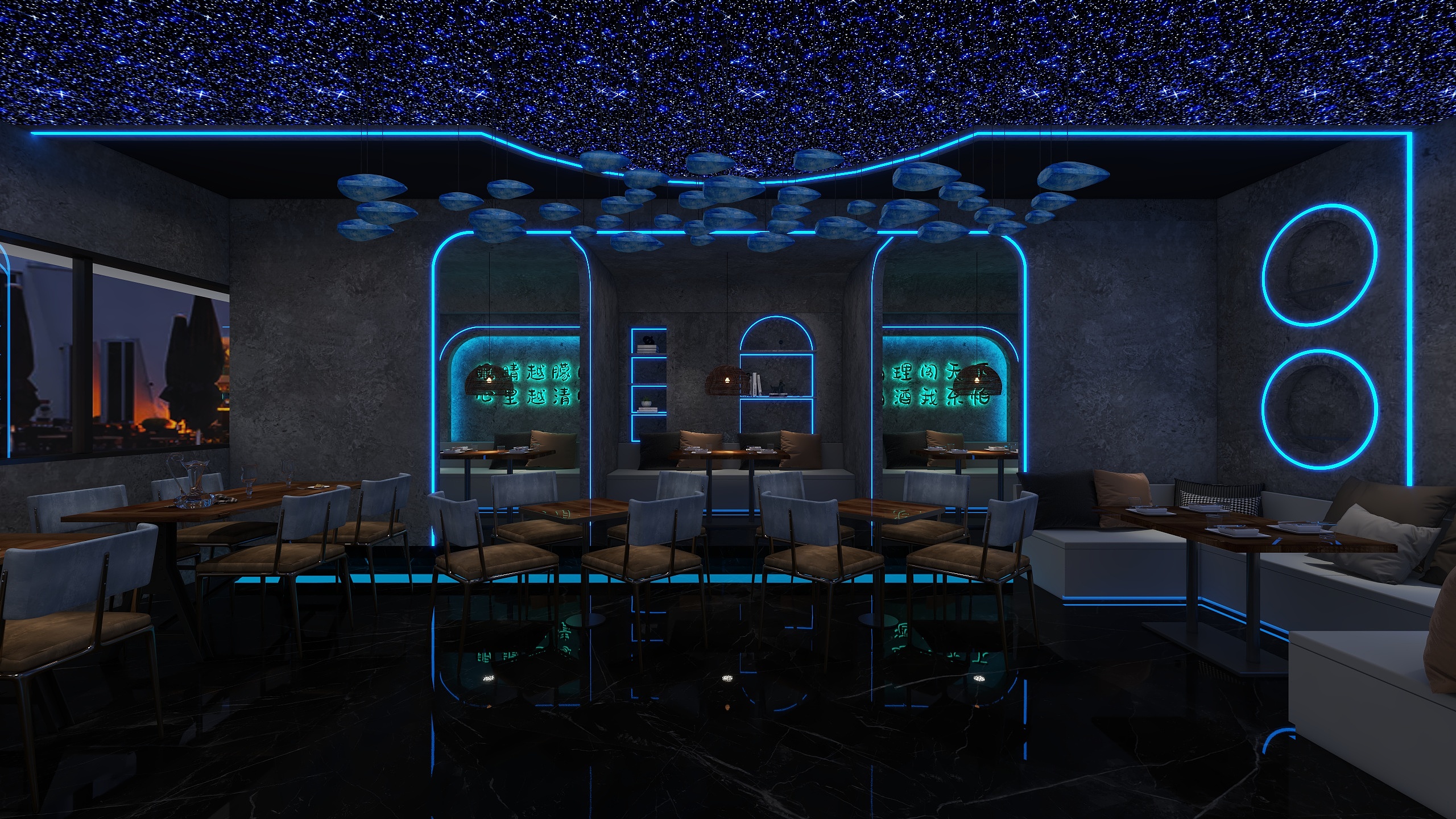 白纸说-现代酒馆-装修设计方案