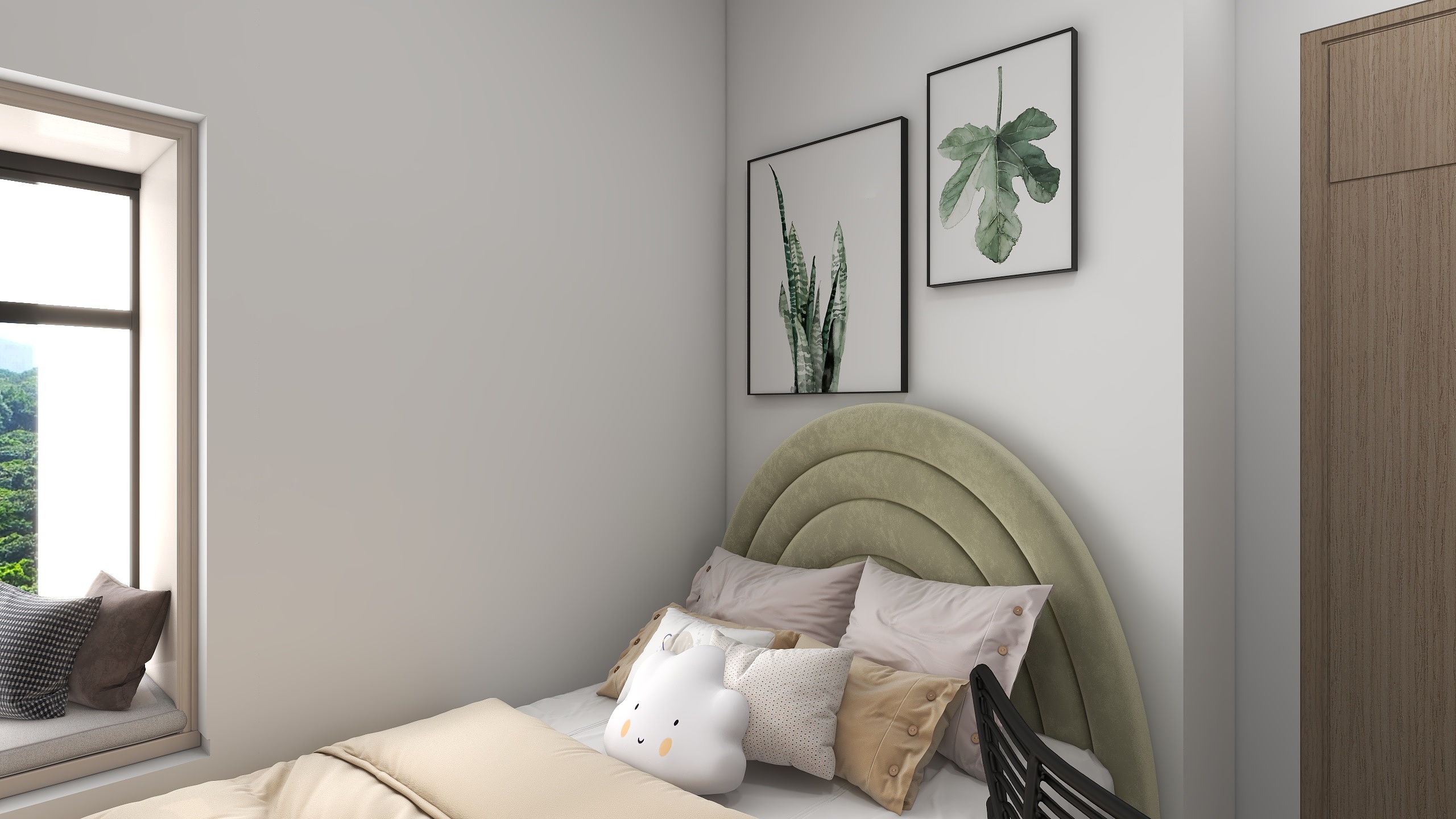 丶蔚蓝-天健东玥台82㎡2室-装修设计方案