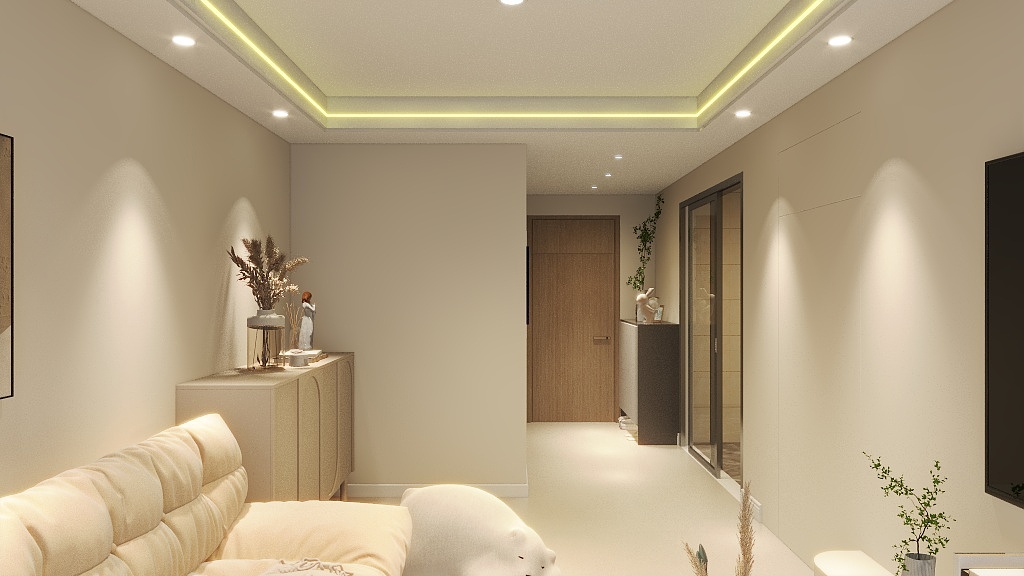 阿白jboL-澳海东方一号43㎡1室-装修设计方案