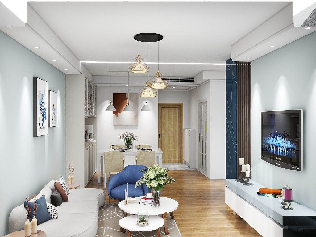 虎哥kstk-硬装专业等级考核户型-副本-装修设计方案