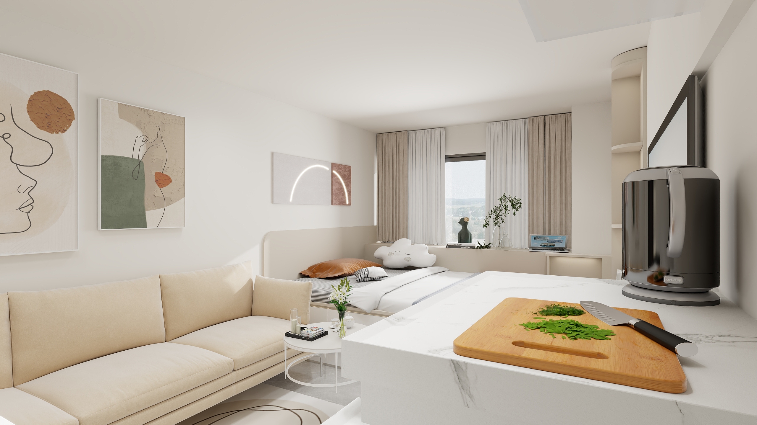 丶蔚蓝-鱼珠城C栋-装修设计方案