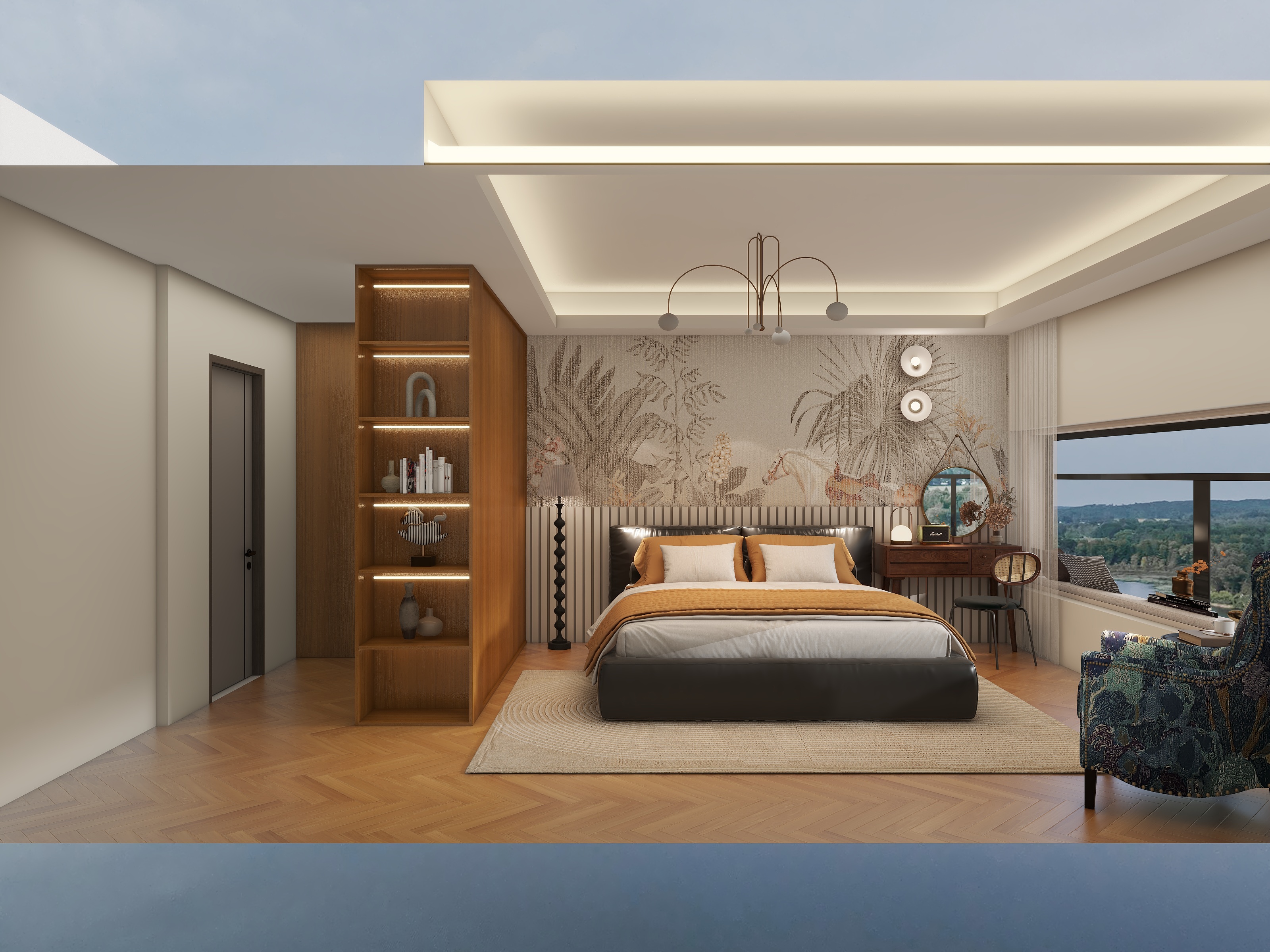 花朝软装华敏-印江澜-装修设计方案