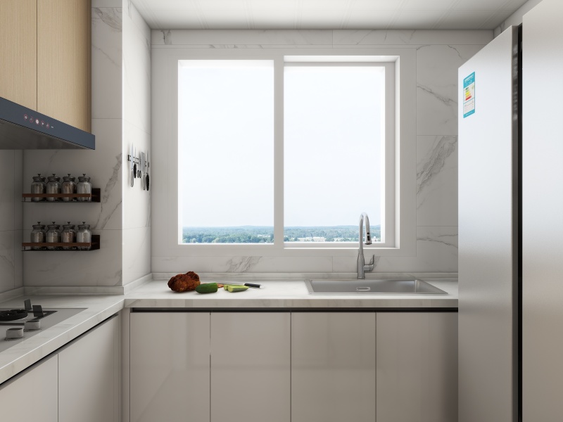 Modern Minimalist White Kitchen Design