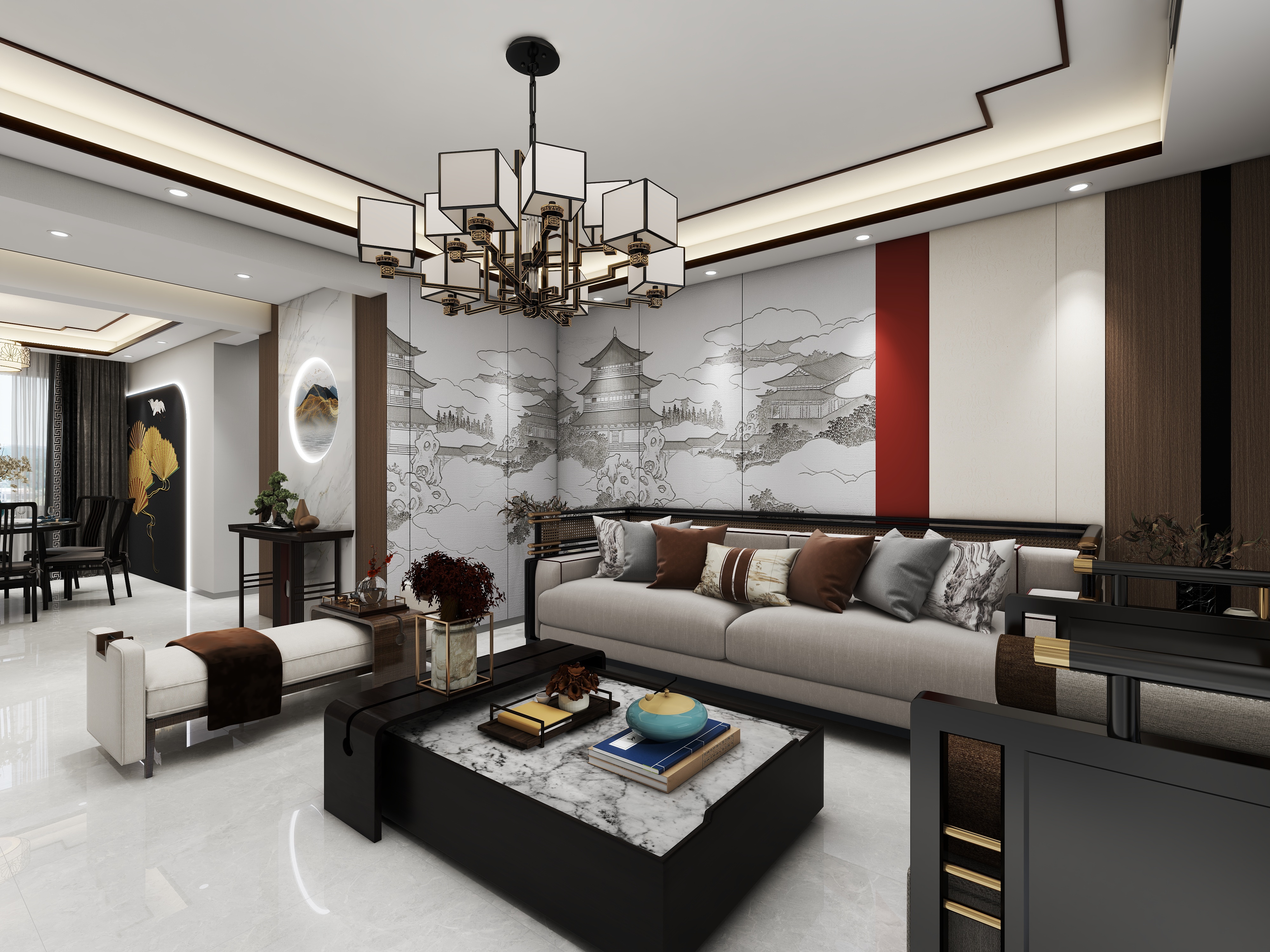 车春鹏-宝鑫装饰-中海一号装修效果图