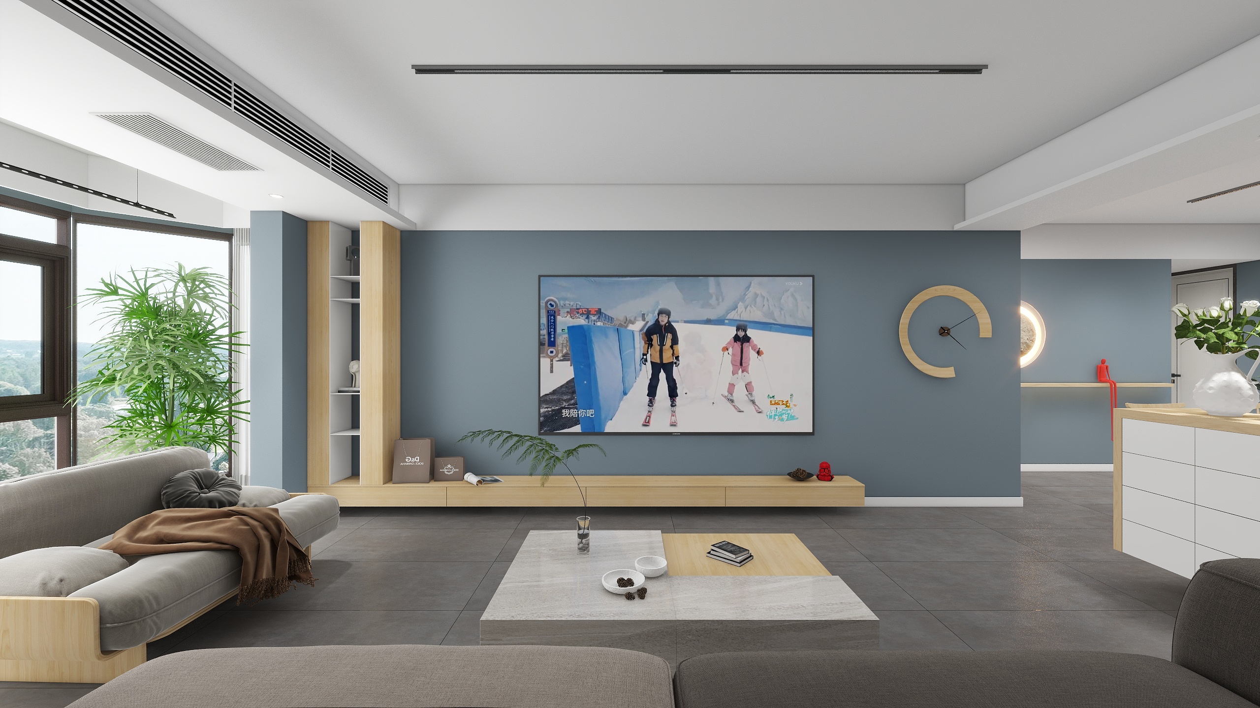 神马云在线-<>新大地家园>113㎡3室装修效果图