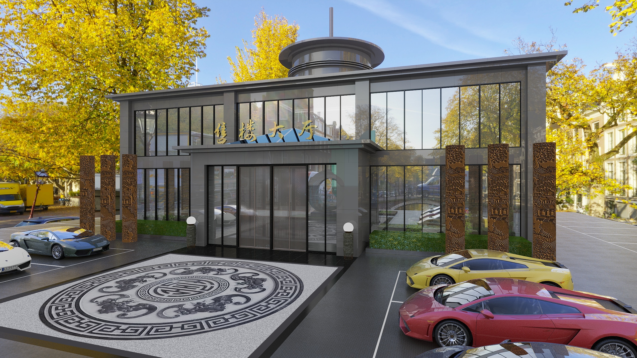 09292-售楼大厅-装修设计方案