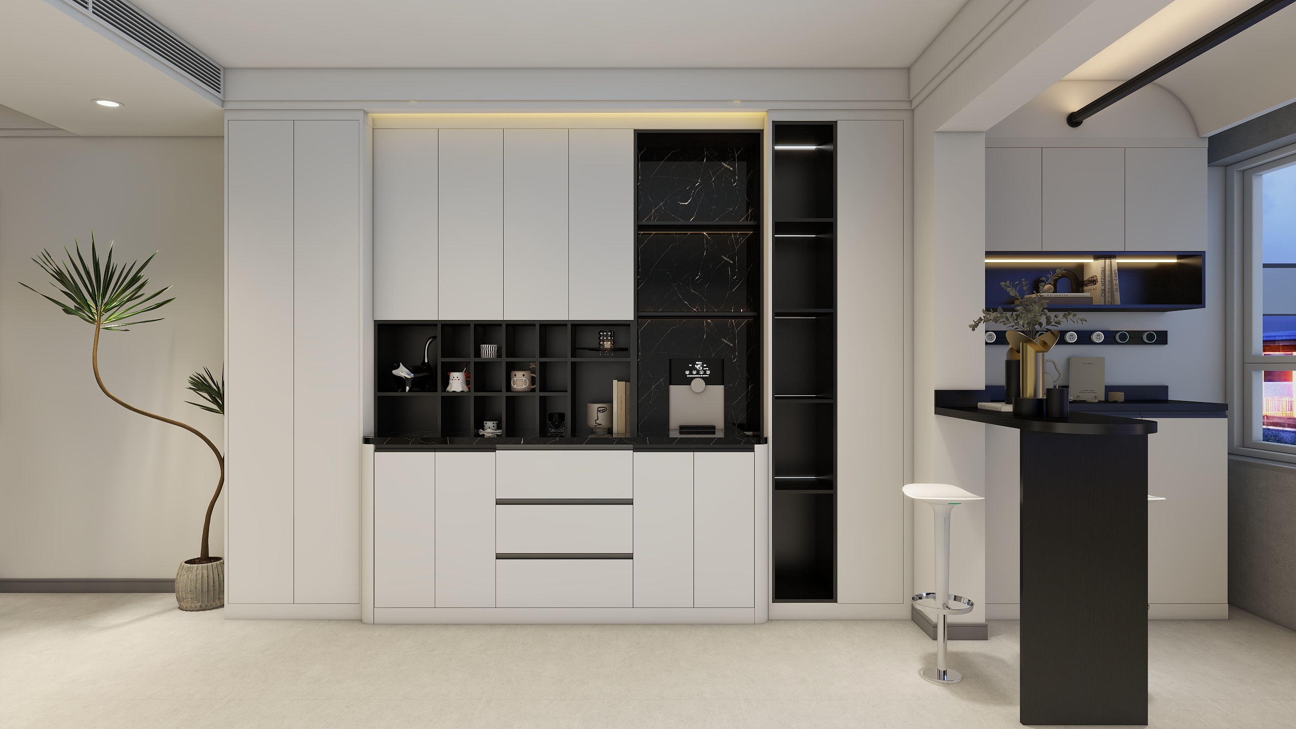 雨点斜飘-新东升·佑园26-2-2602-装修设计方案