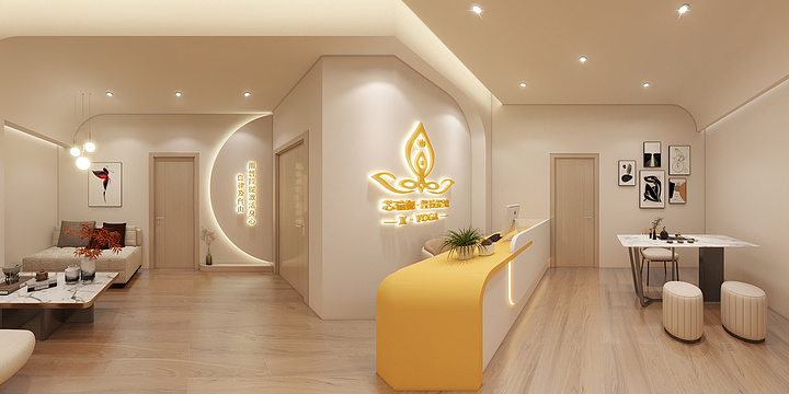 沫凡设计_周生-横州芯瑜伽-普拉提馆-001-装修设计方案