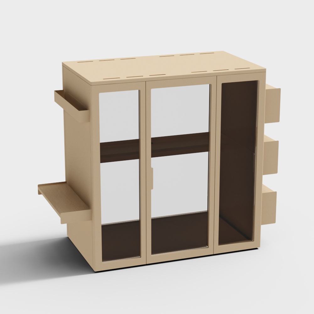 Talky S109 Standing bar with exterior table3D模型
