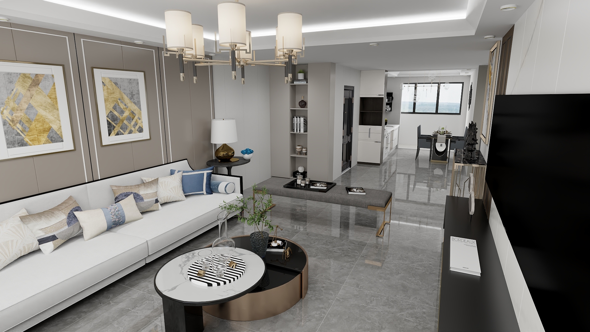 非著名设计师.孙玉博-泰安新城F区-装修设计方案