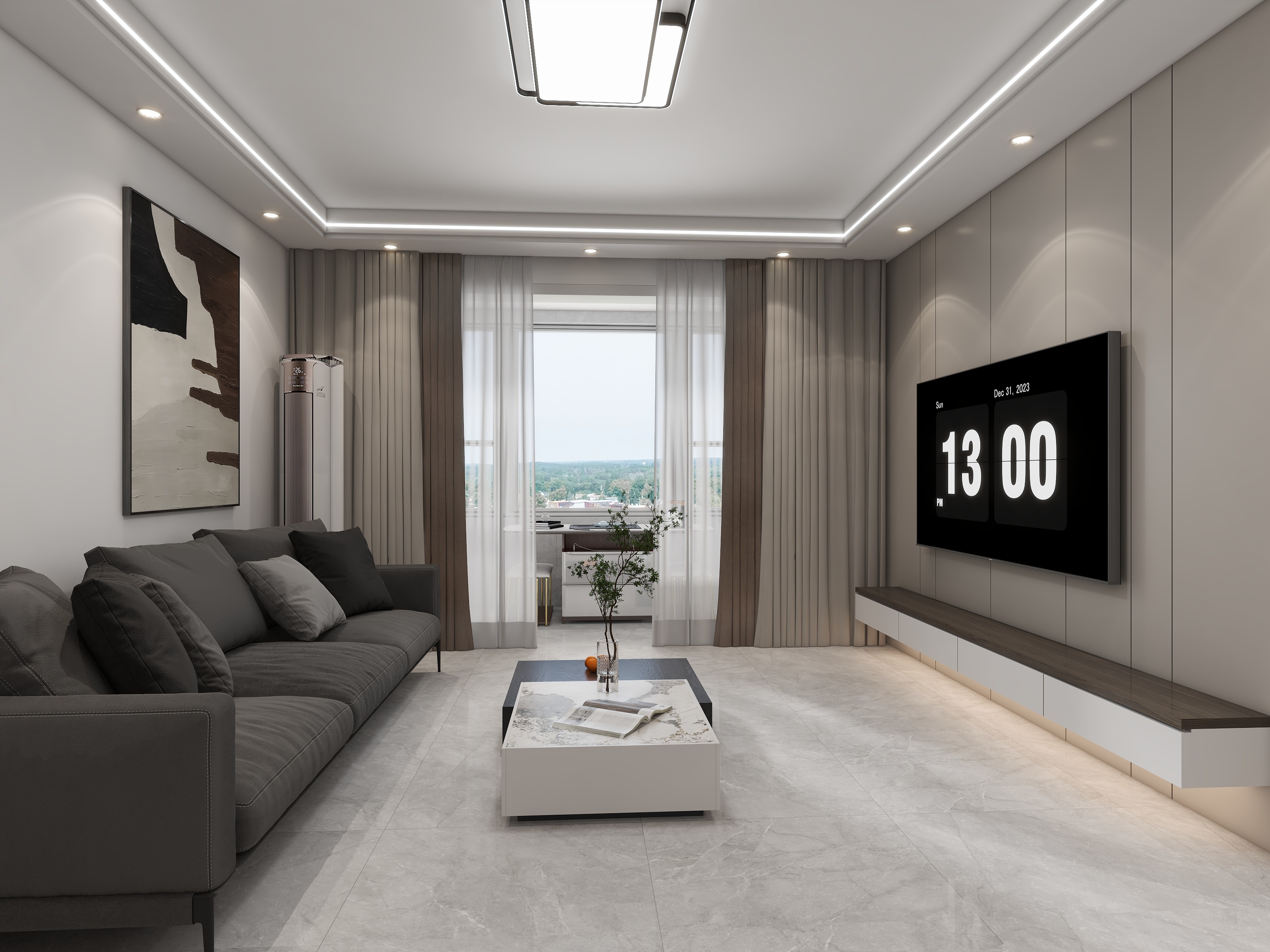 至上鑫居刘永鑫-太原恒大森林海三室装修效果图