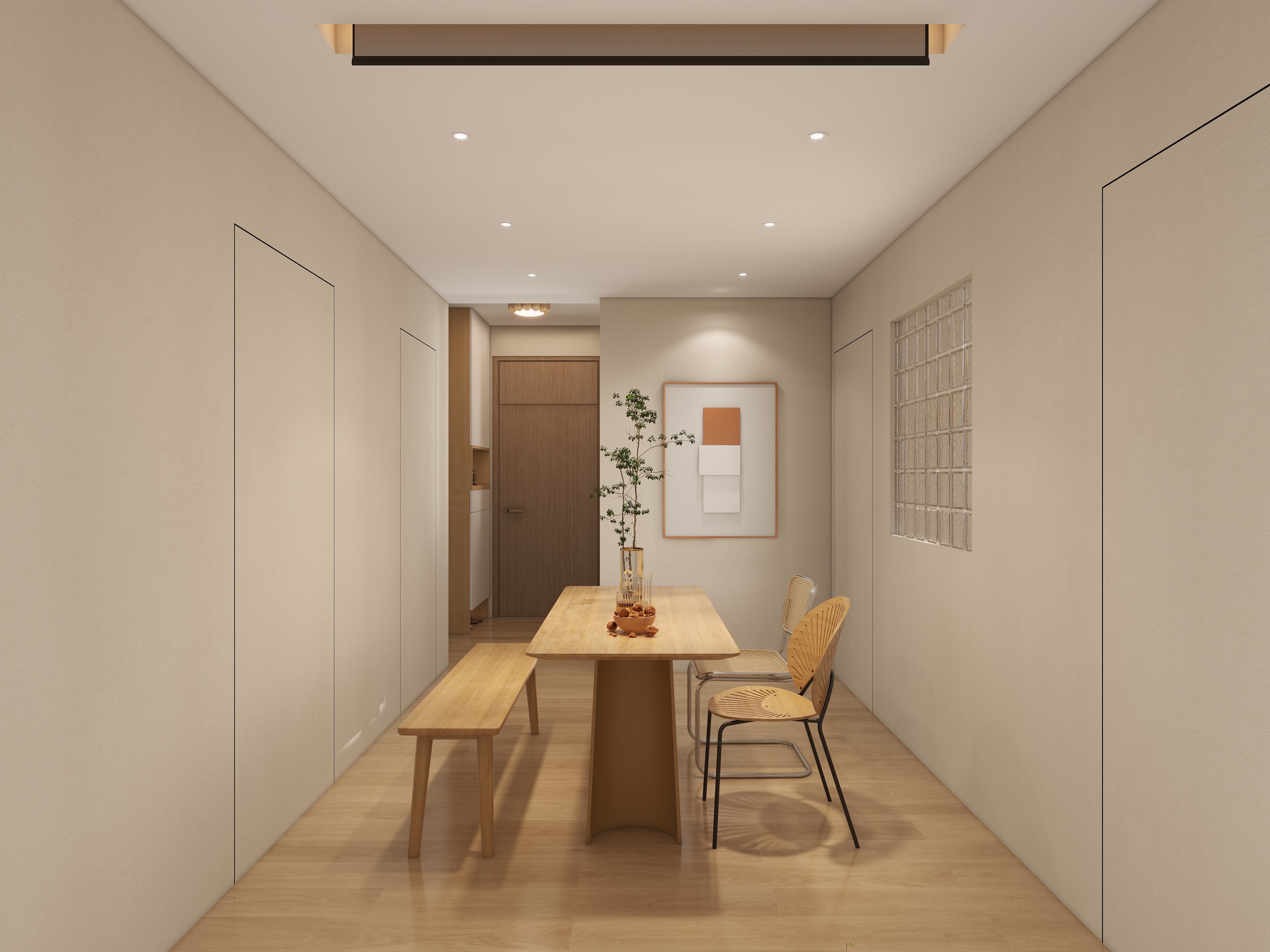 刘晋琴-紫云府现代简约76㎡3室-装修设计方案