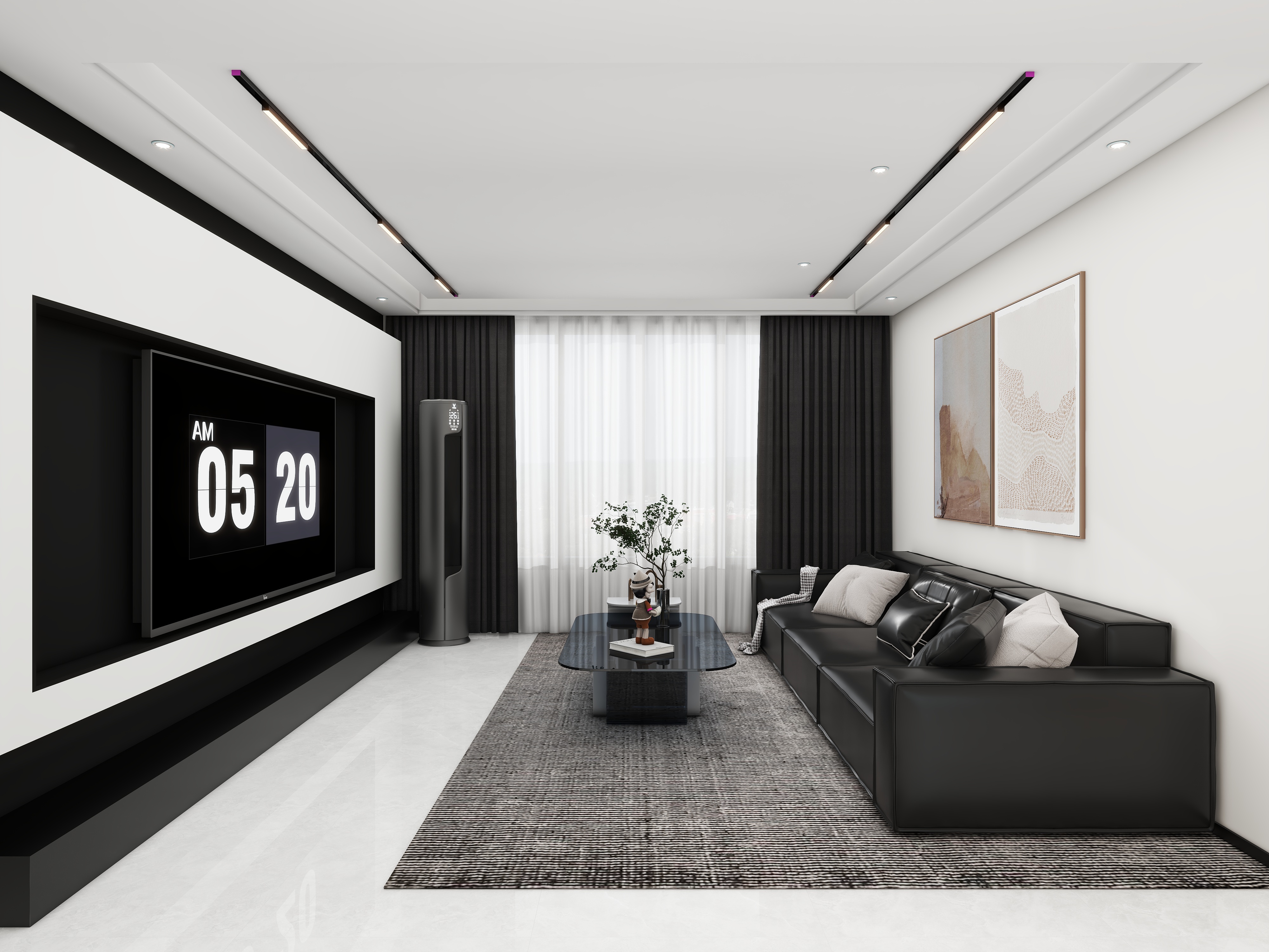 壹诺设计工作室-现代简约装修效果图