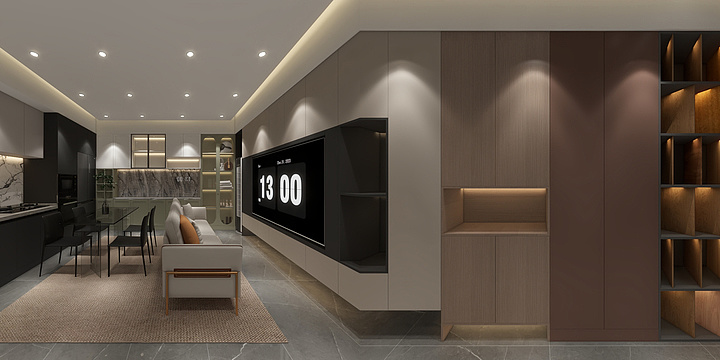 柳渡-二楼定制展间-装修设计方案