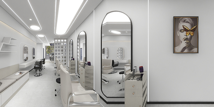 DearJun-理发店-装修设计方案