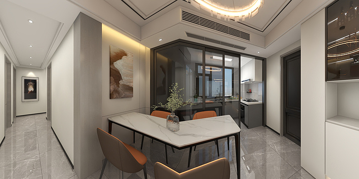 华丽效果-文景园13#502-装修设计方案