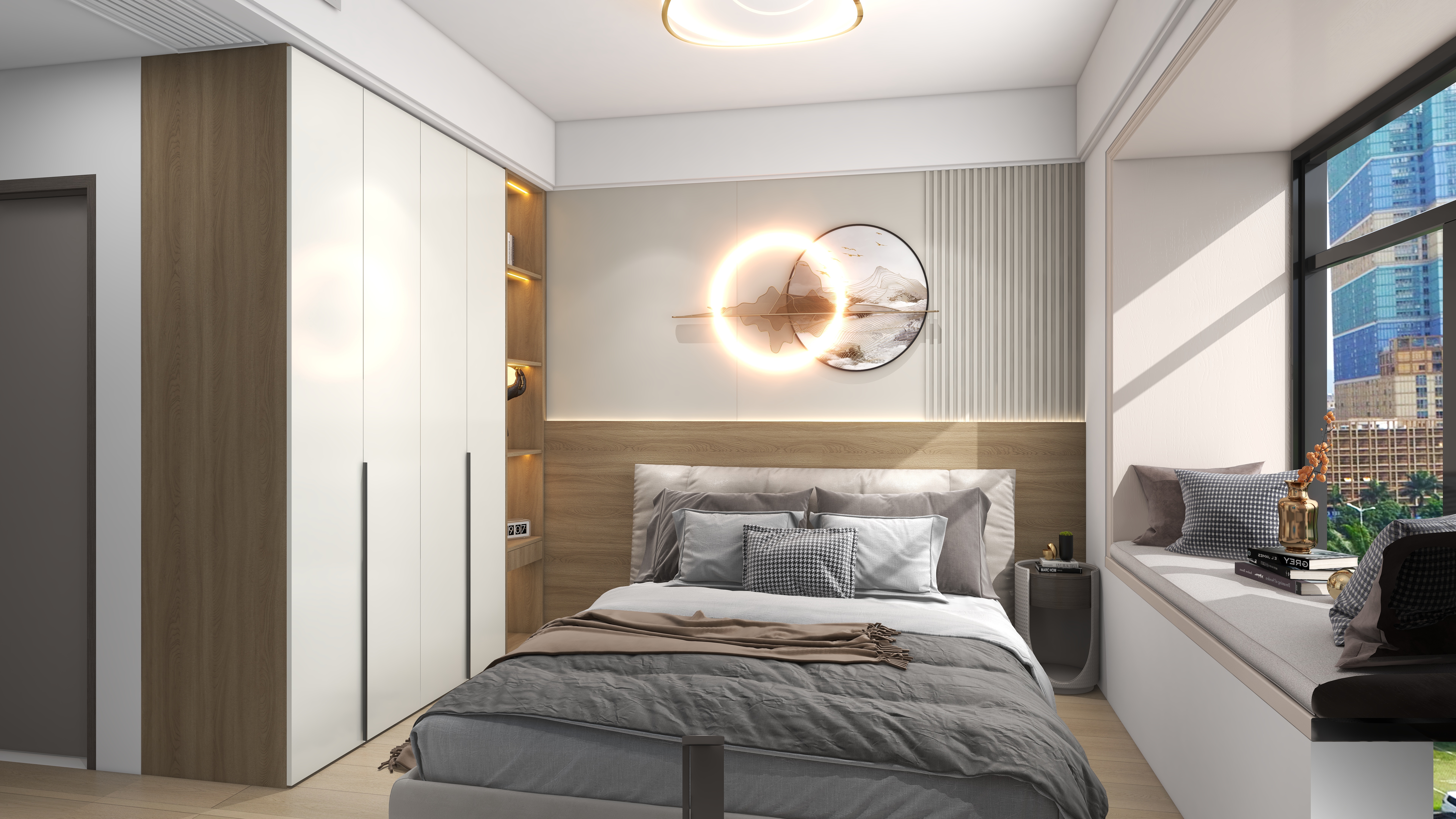 M熊虎KohG-吴建林-上实云端95平01室-装修设计方案