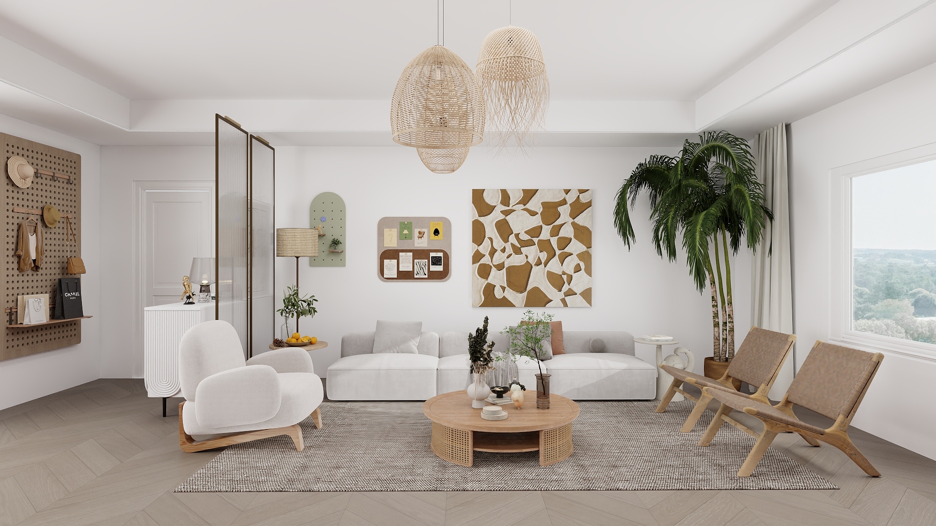 1柒-广州天河万科云城米酷复式公寓136㎡1室-装修设计方案