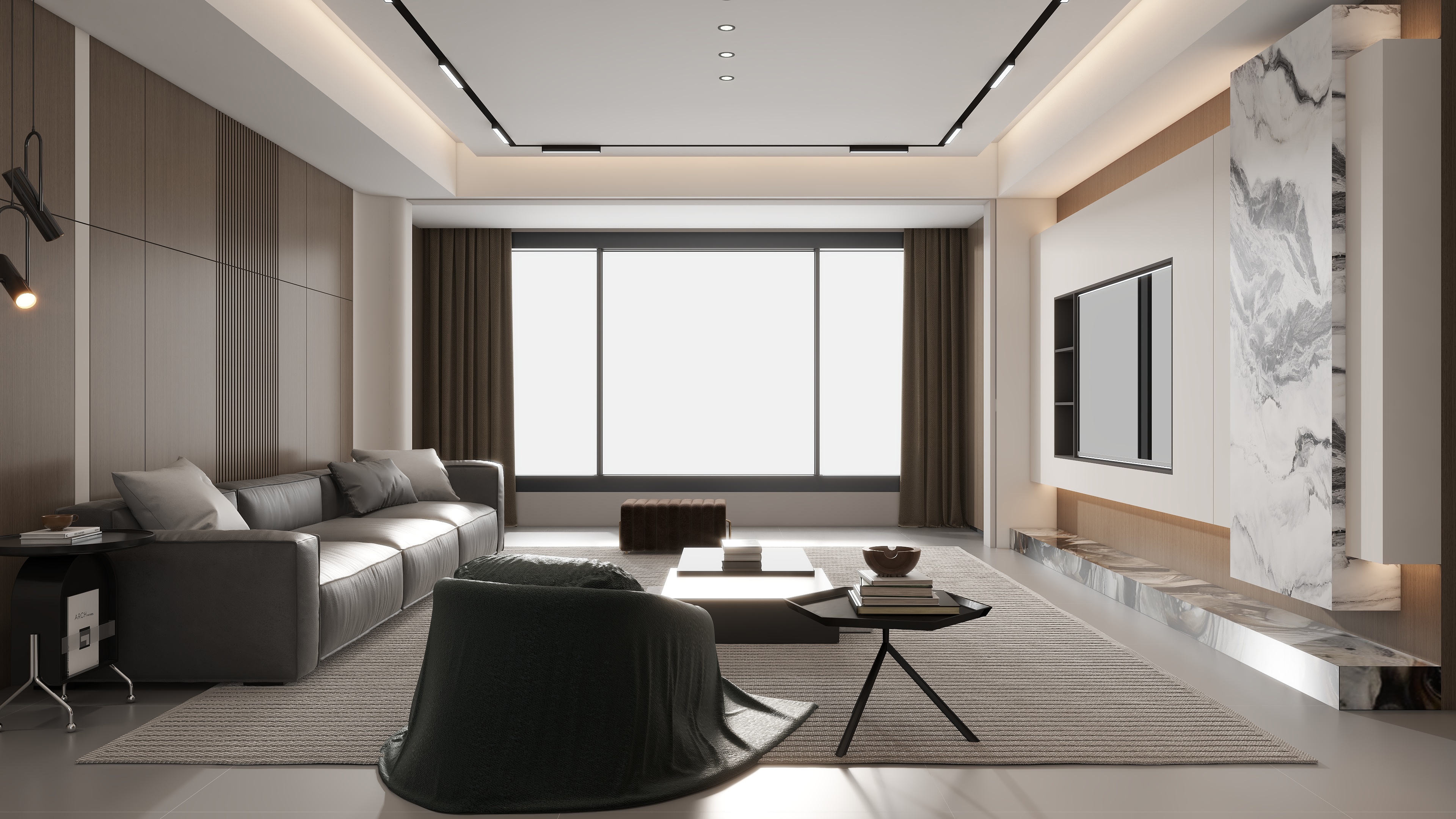 设计师牛志敏-现代简约客餐厅-副本-装修设计方案