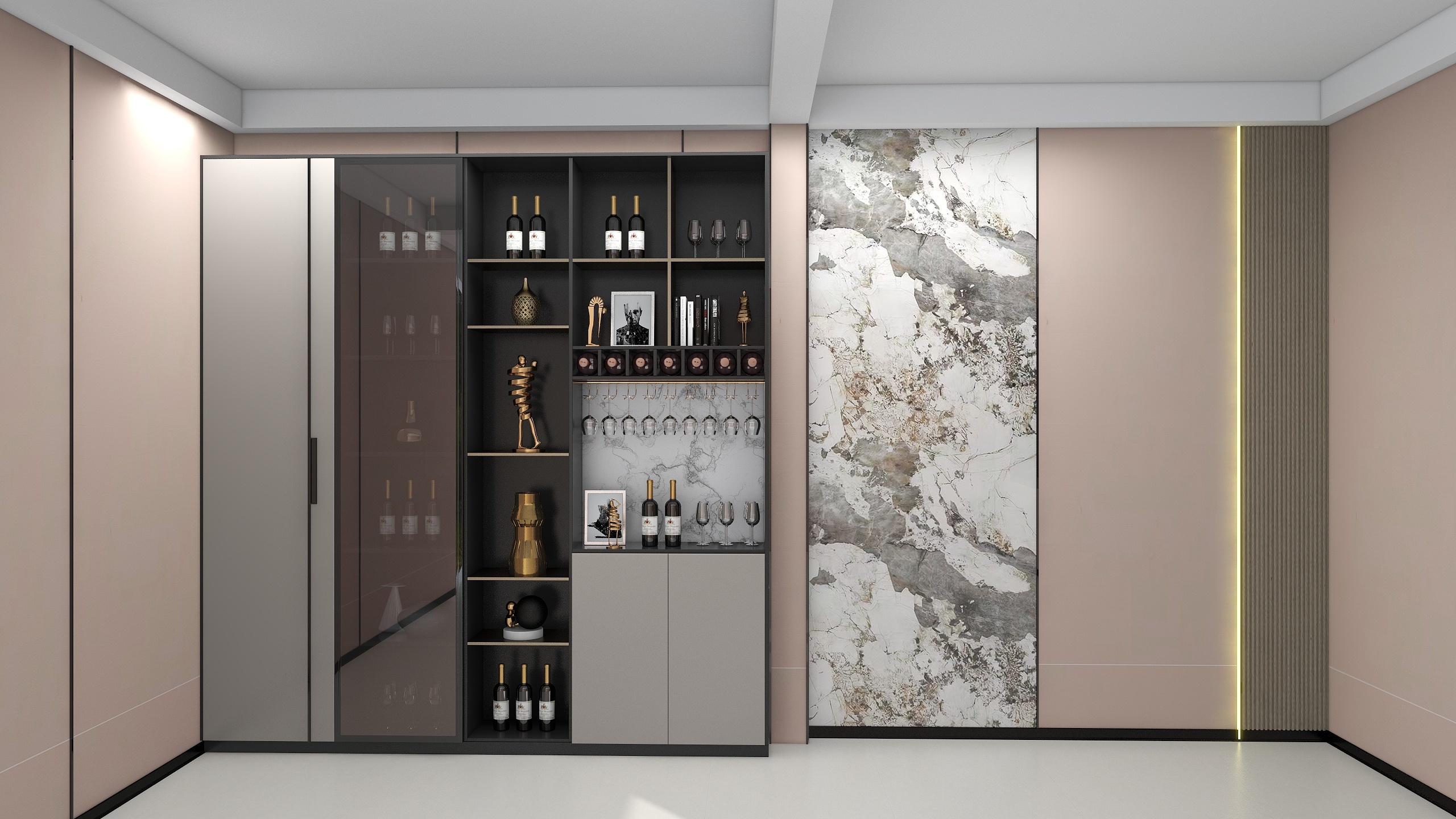 曾哥设计工程部-阳总客厅相效果-装修设计方案