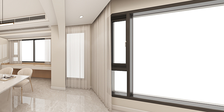 顶秀装饰大勇-翡翠天镜124平米-装修设计方案