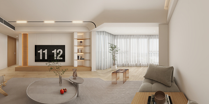 室内设计张同学-现代原木风139四室两厅-副本-装修设计方案