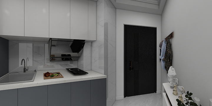 鸿欣空间设计-恒大名都公寓67平自住-装修设计方案