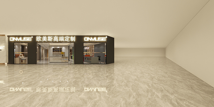 欧美斯高端定制居然之家4层-（方案七）欧美斯店面改造0602-装修设计方案