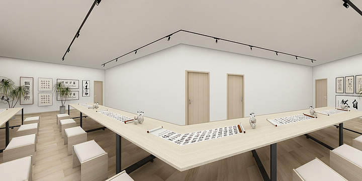 设计肖博文-书房培训-装修设计方案