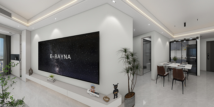 风格居全案设计V曹-文澜公馆 14-1-2103效果图-新-装修设计方案