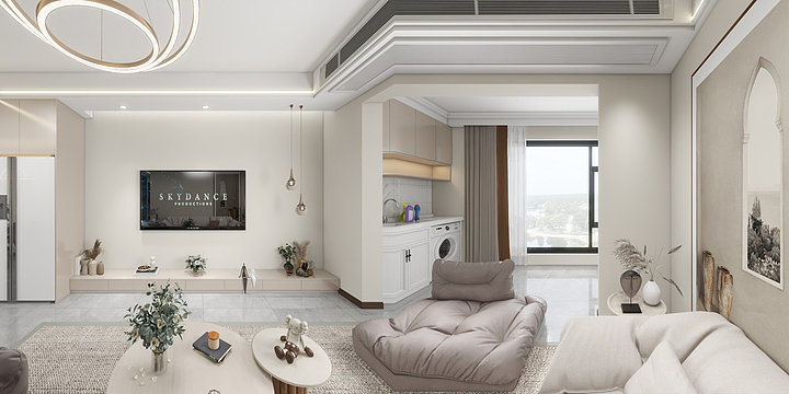 全案设计师Mr.寇-幸福澜园高层6栋606-装修设计方案