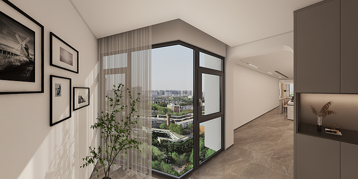 王肖-山水大院2栋1号户型-装修设计方案