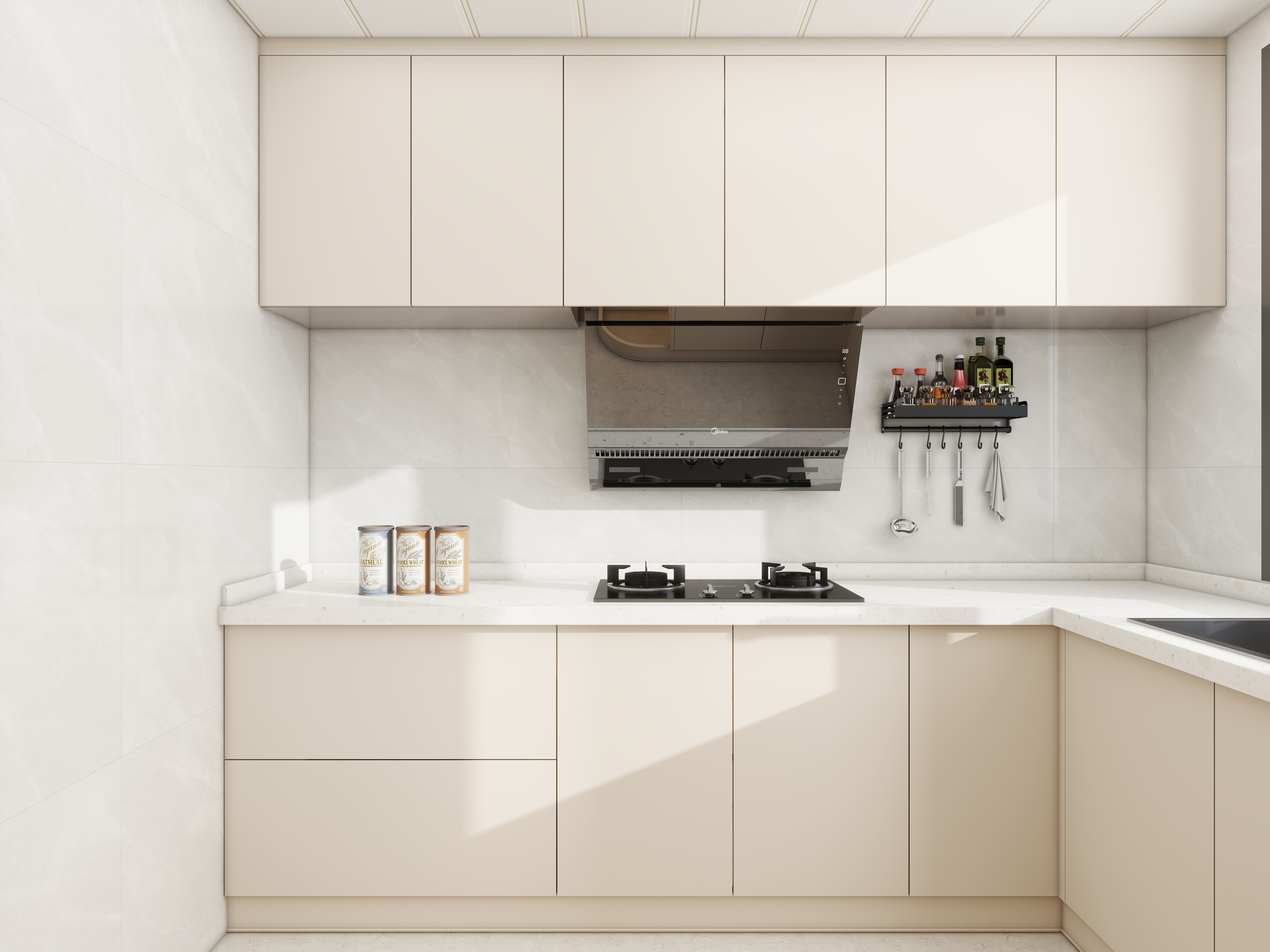 壹诺设计工作室-108㎡3室-现代简约装修效果图