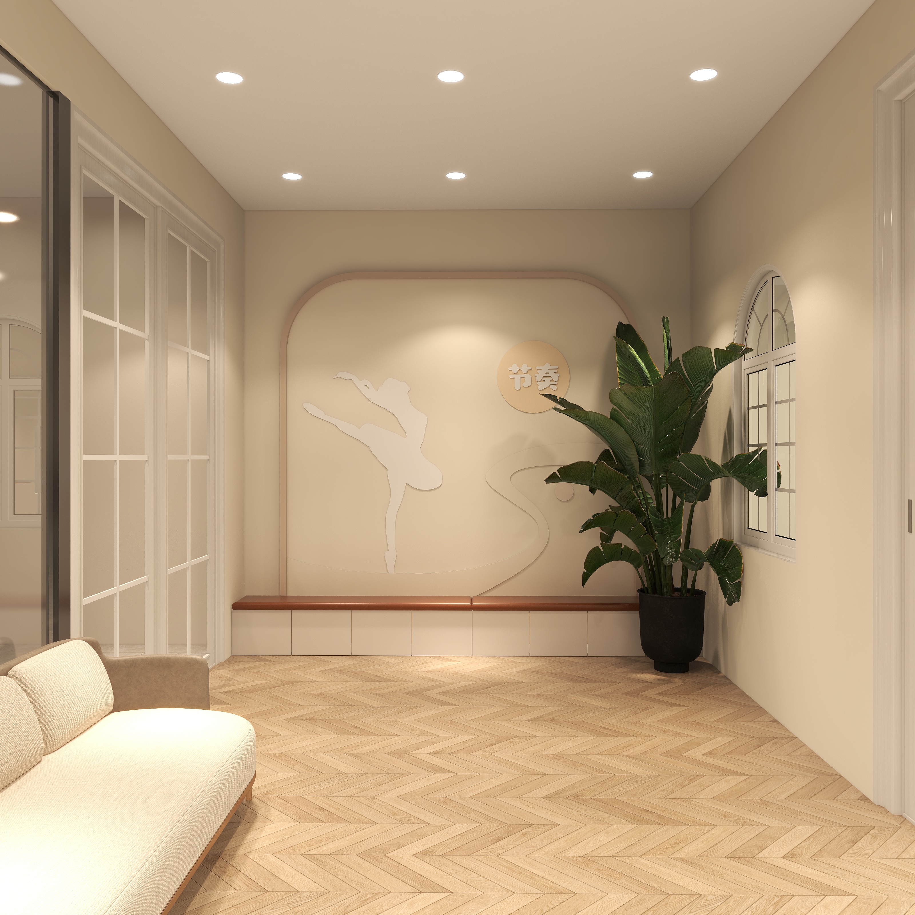 关瑞斌-舞蹈室更改图纸-装修设计方案