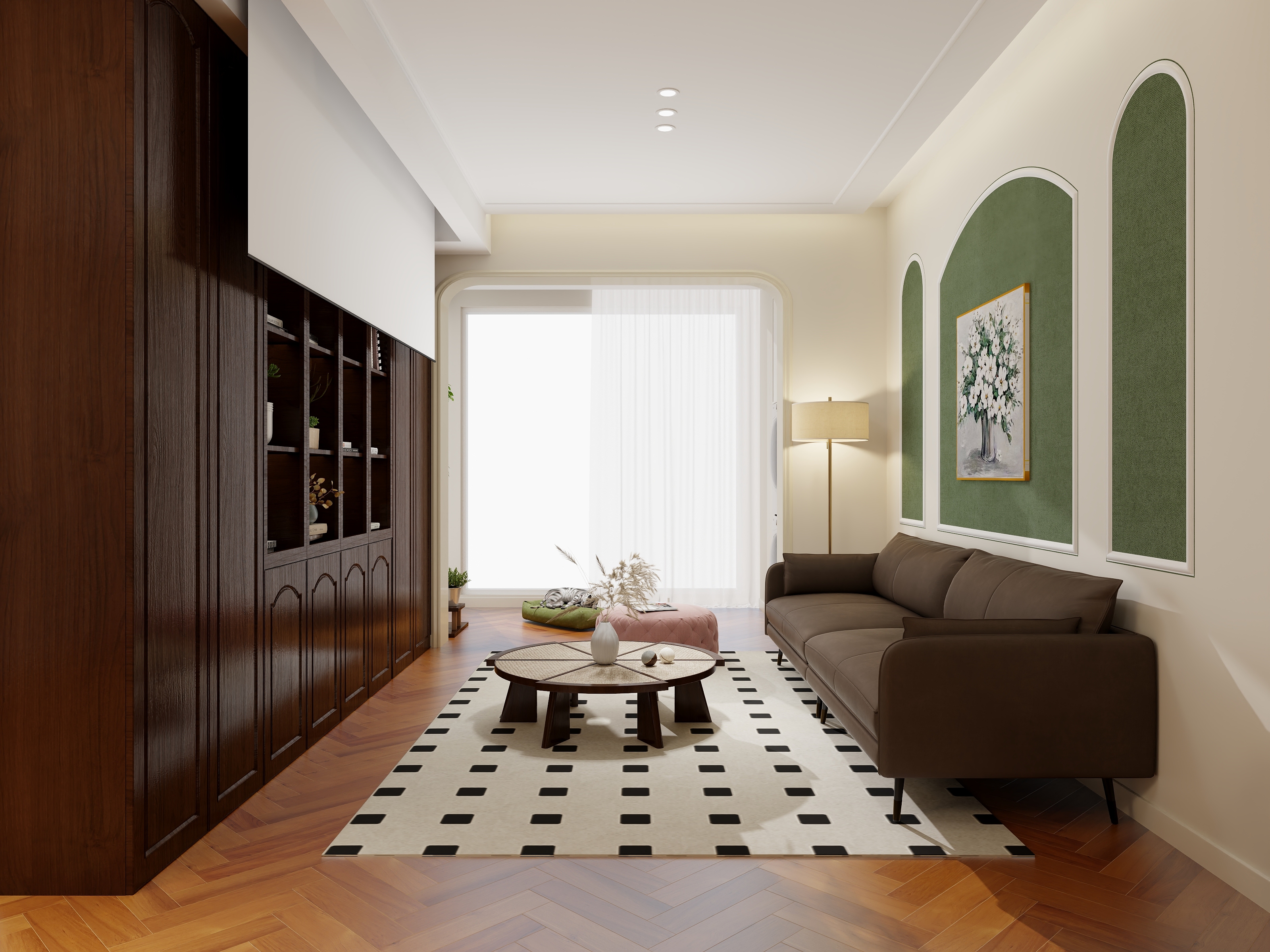 瑞淼空间设计-海德公园82㎡2室-装修设计方案