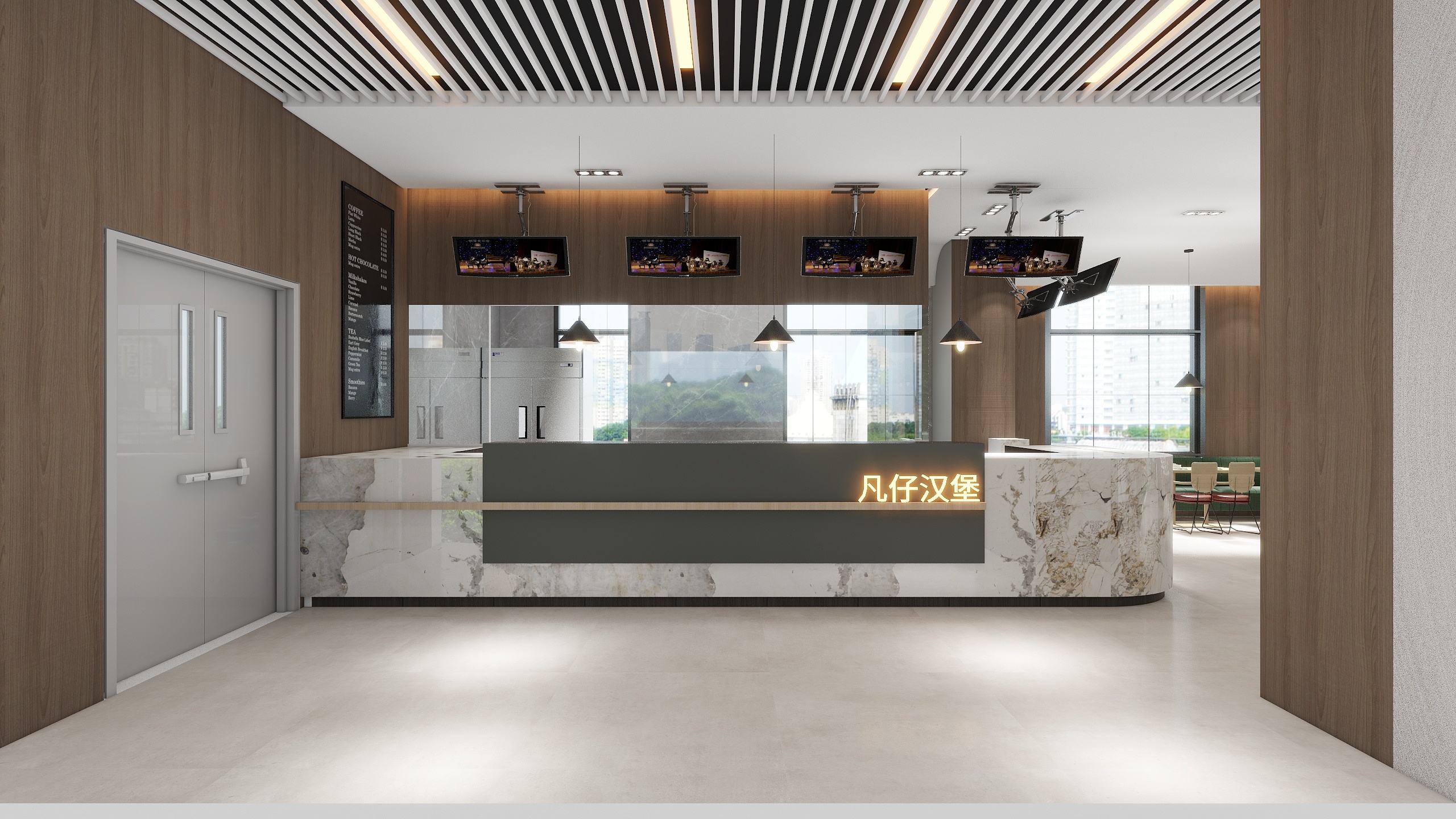 设计师陈佳鑫-合肥汉堡-装修设计方案