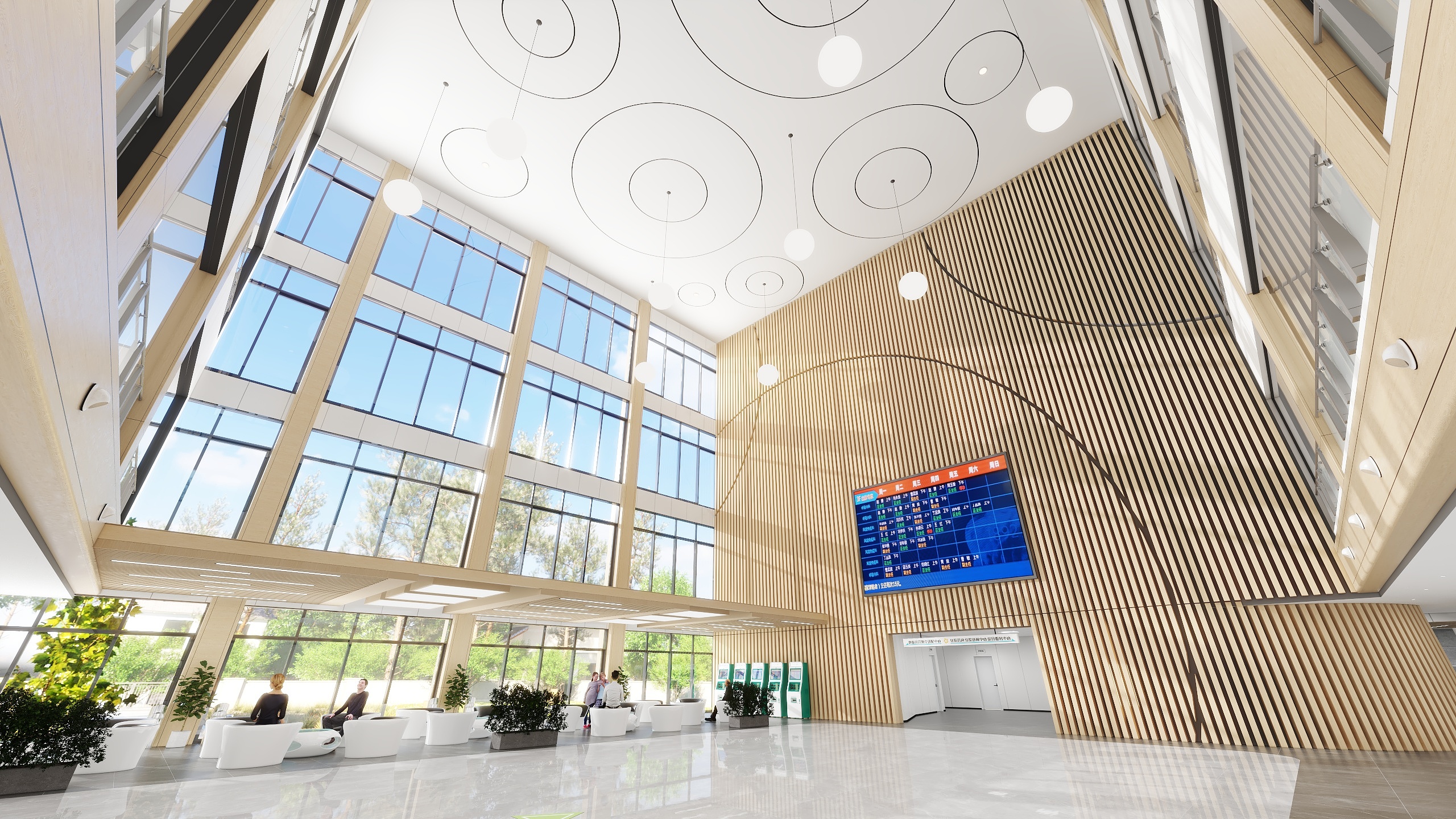 逸阳装饰设计-医院大厅-方案三-装修设计方案