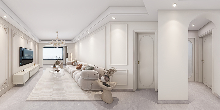 设_计_-江海亭川 16#2-601室 效果图-装修设计方案