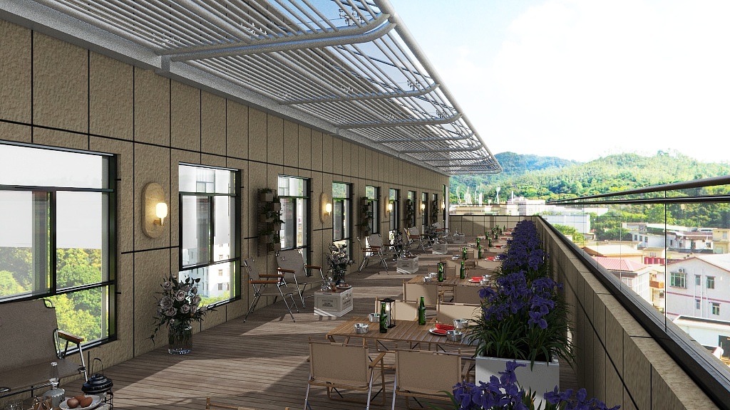 宁夏银川归屿空间设计工作室-华电外露台-装修设计方案