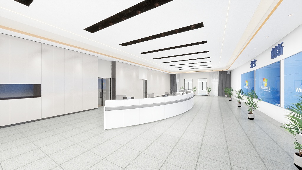 宁夏银川归屿空间设计工作室-华电监控室-装修设计方案