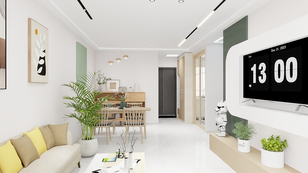 装了个修i-硬装专业等级考核户型-副本-装修设计方案