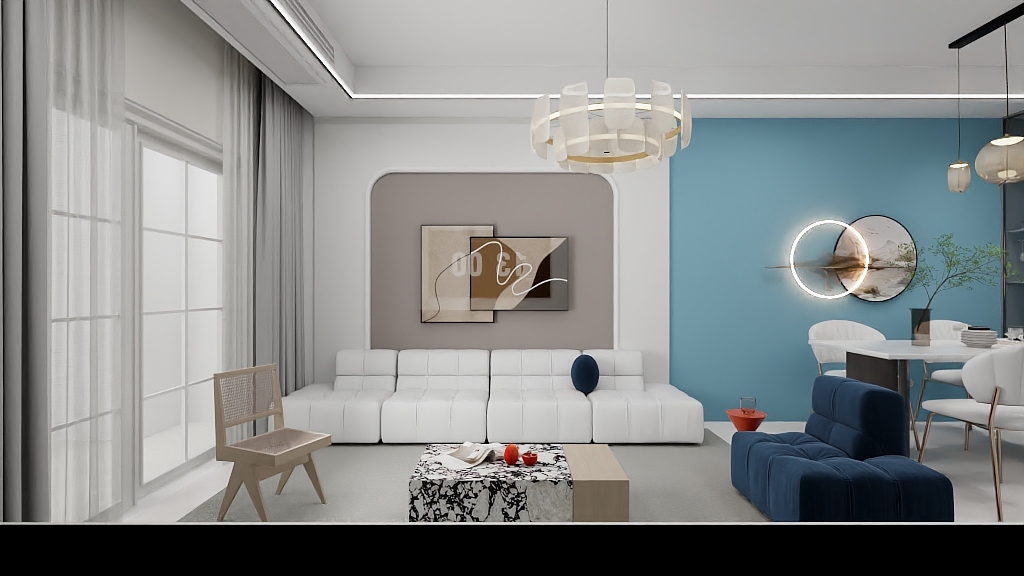 风筝设计工作室-天通苑81㎡3室-装修设计方案