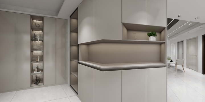 张家口依乐全屋定制生产基地-张北展厅-装修设计方案