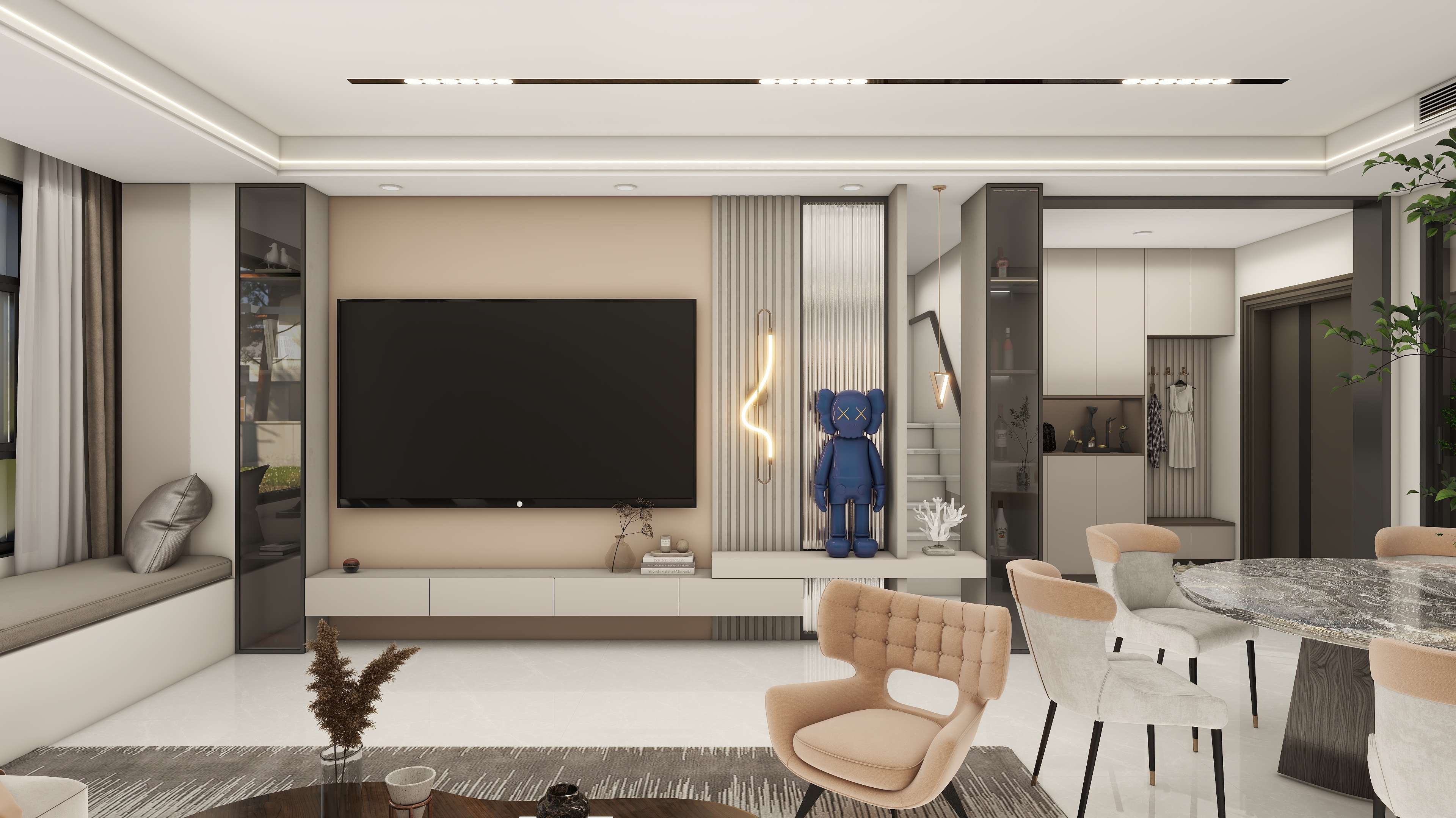 f.y.f__&hearts-毓骋原创——146㎡3室叠墅复式装修效果图