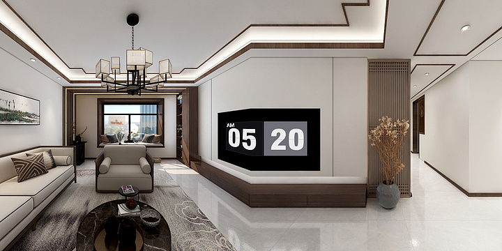 甘肃艺成装饰有限公司-惠风玺院9-1-1301-装修设计方案