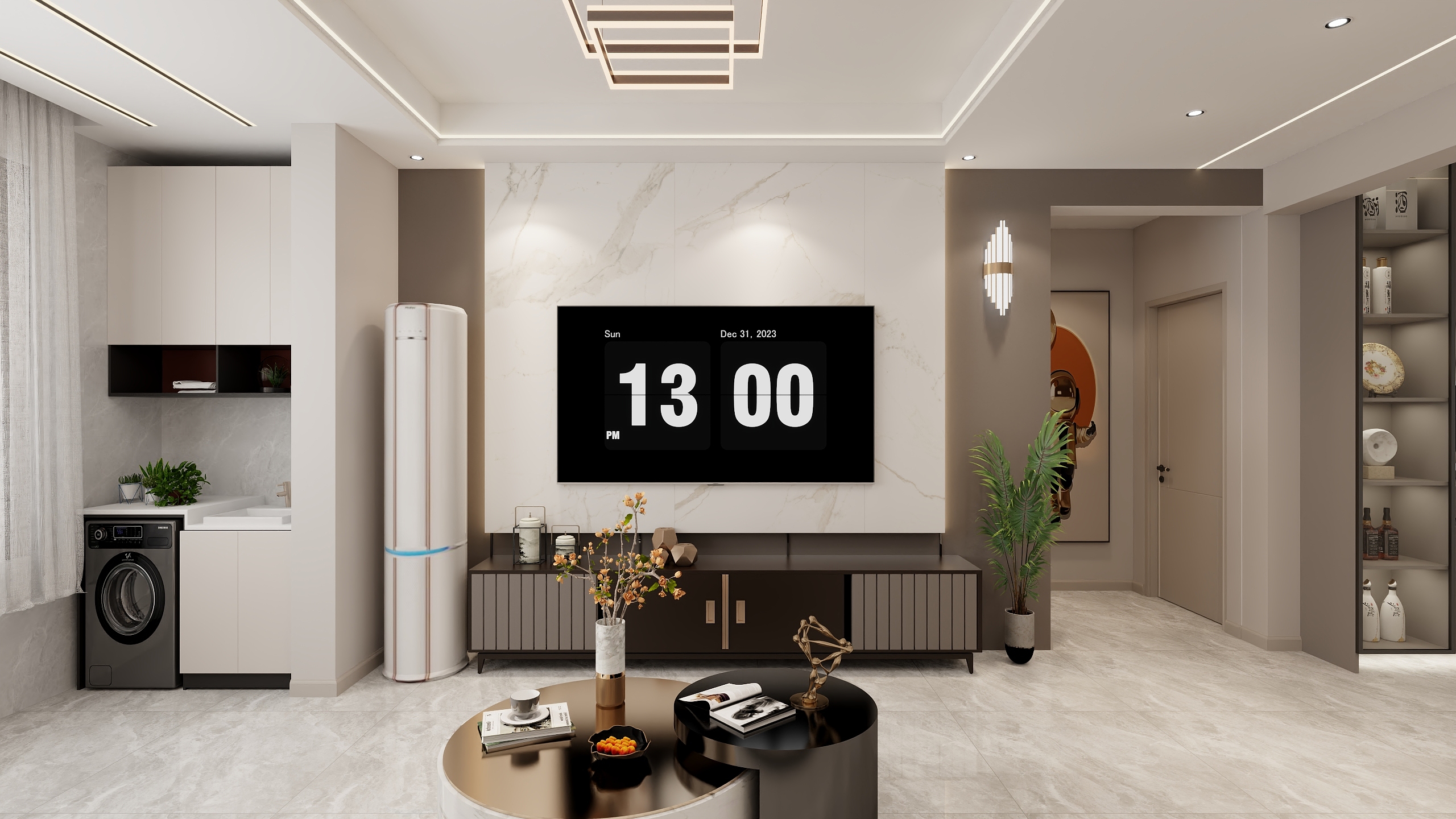 仁豪装饰设计工作室-益民小区90㎡3室-装修设计方案