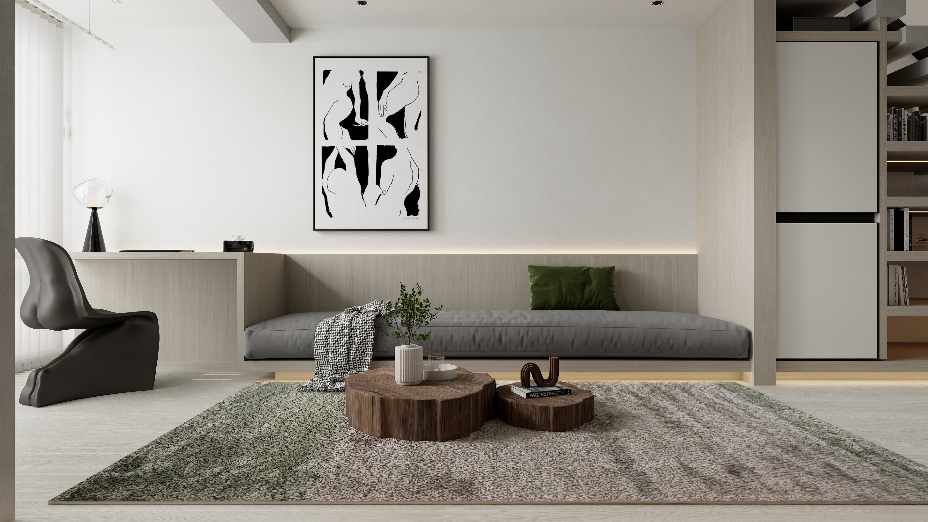 誉境|ArtDesign-现代简约35㎡2室-装修设计方案